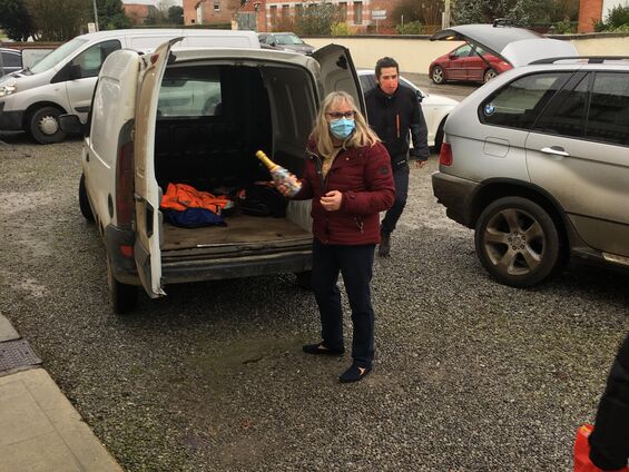 La camionnette de livraison