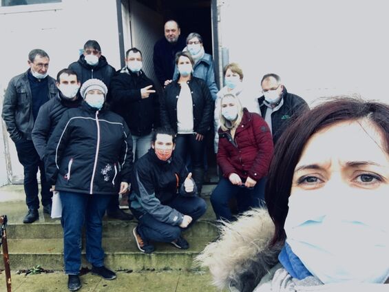 Photo de groupe de l'équipe
