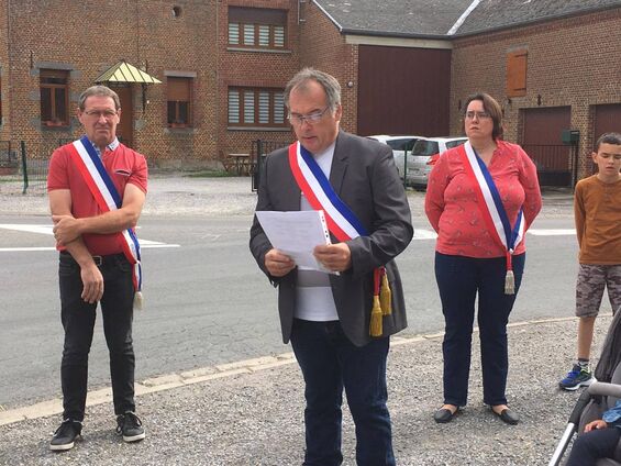 Discours de monsieur le maire
