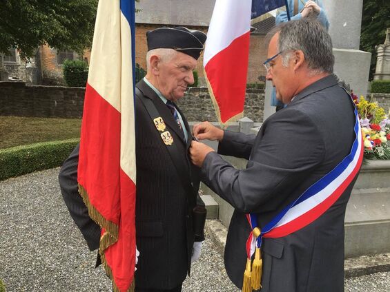 Remise de la médaille